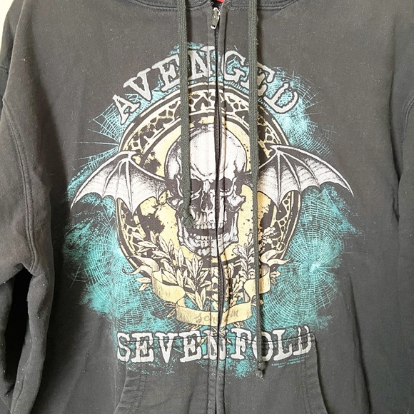Avenged Sevenfold Black Sweater Hoodie - Picture 3 of 6